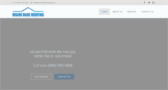 Desktop Screenshot of miamidaderoofing.com